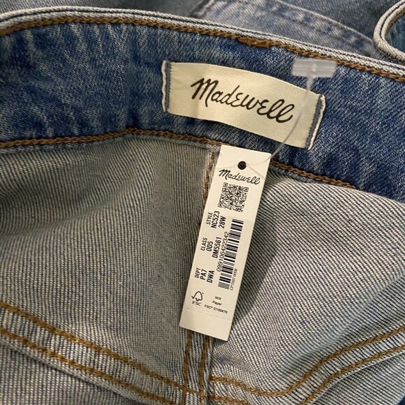Madewell The Plus Curvy Perfect Vintage jeans Distressed size 28W New - Picture 4 of 7